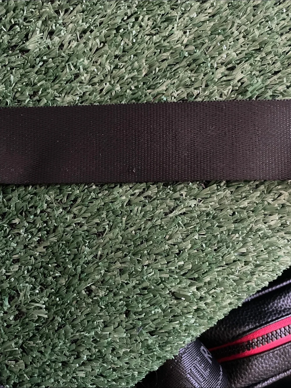 True Religion Black Crossbody Bag with Red Accent - Men Travel